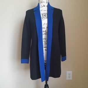 Talbots merino wool cardigan open front womens P